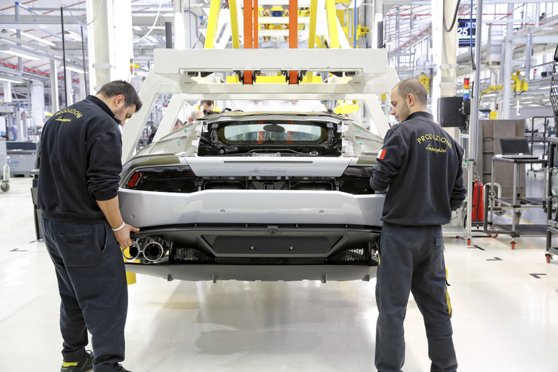 Illustration for article titled How Lamborghini Builds The Huracan